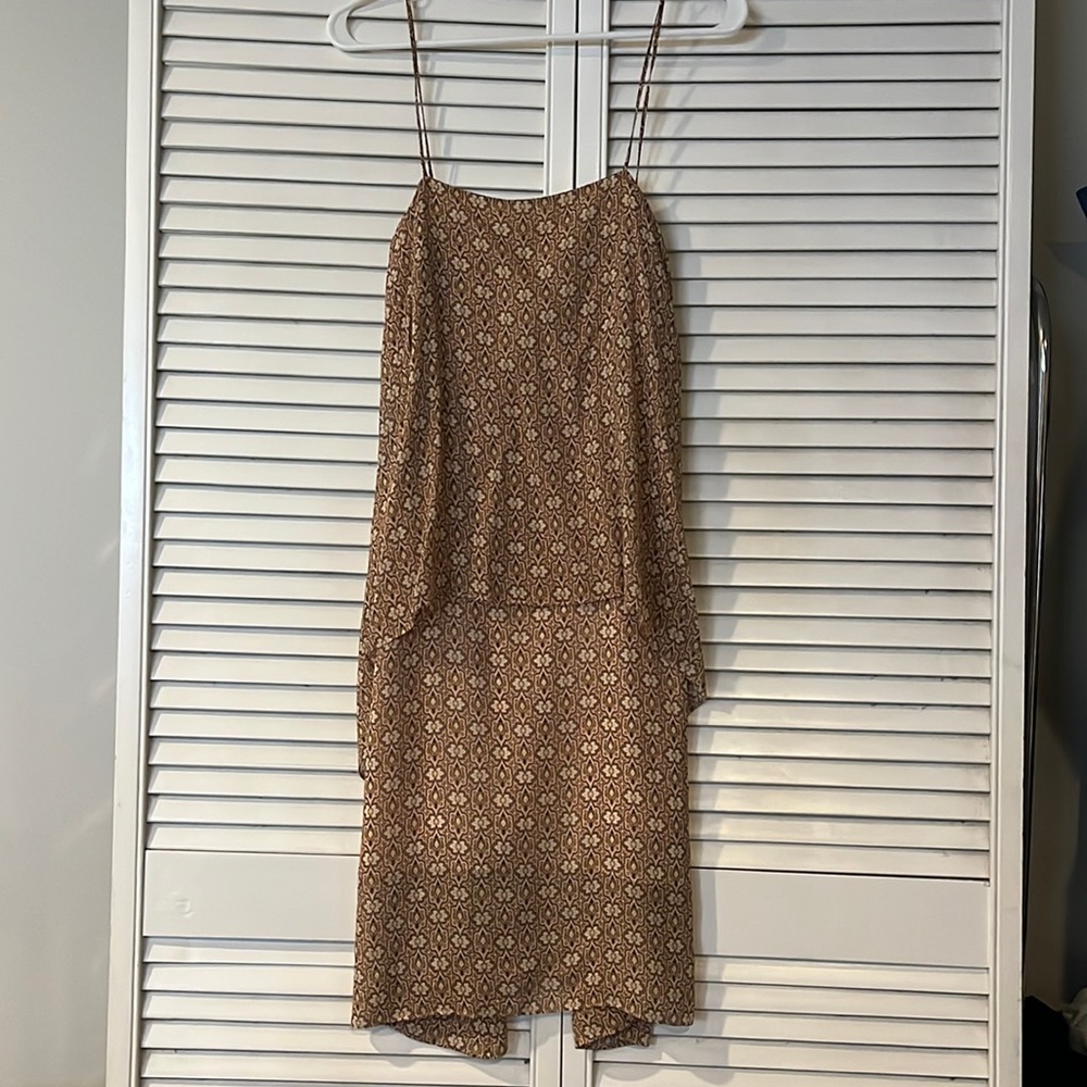 Like New - 100% Silk THEORY Midi-Dress